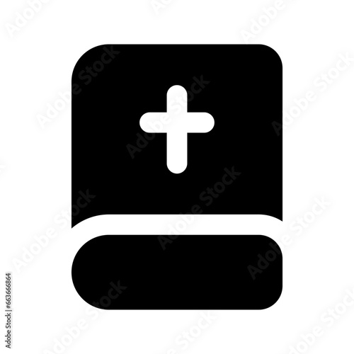 bible glyph icon
