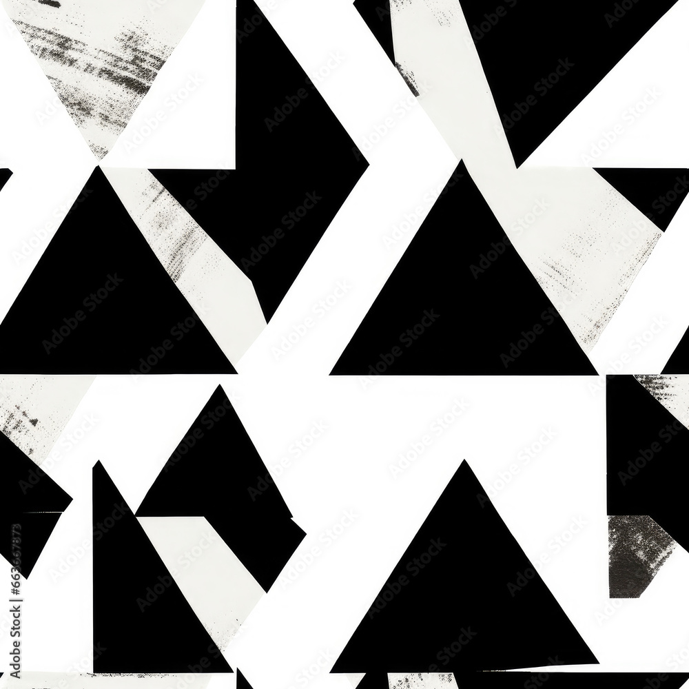 Zentangle doodle abstract black and white repeat pattern Zentangle doodle abstract black and white repeat pattern