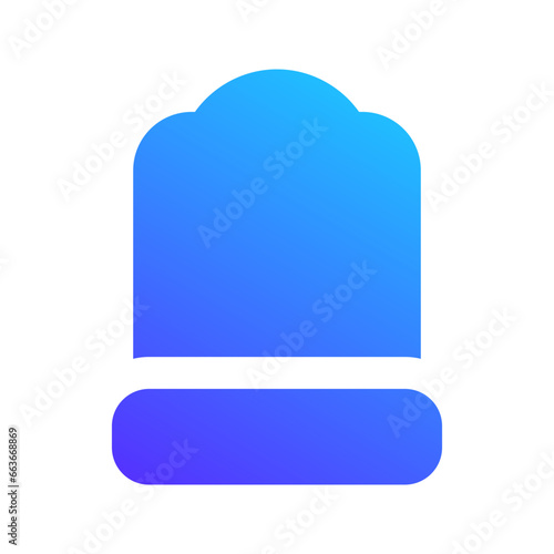 tombstone gradient fill icon