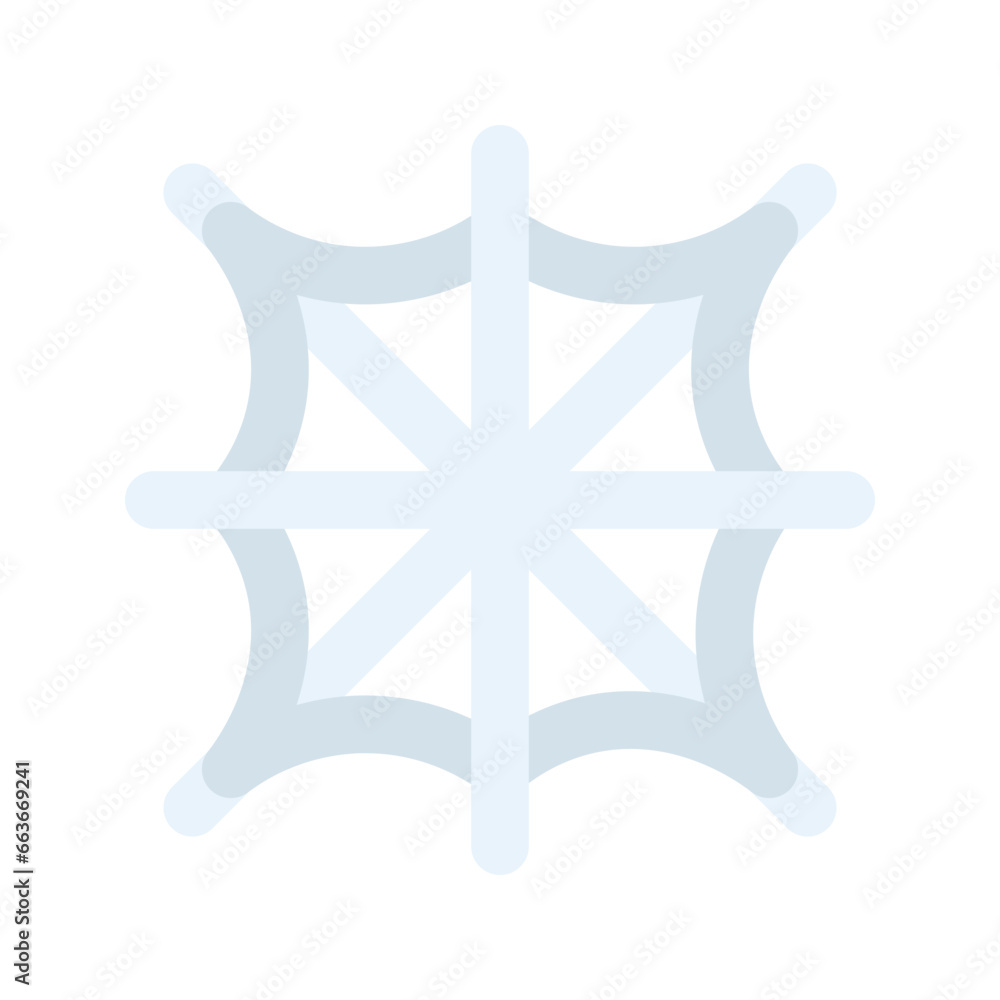 spider web flat icon