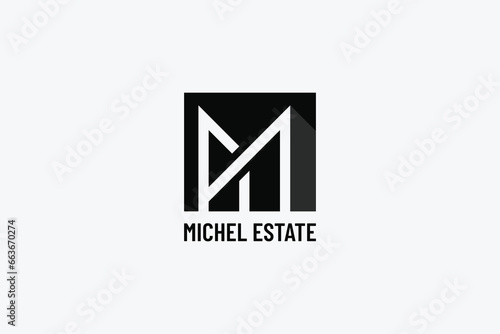 M latter real estate logo and vector icon icon Free Download M latter real estate logo and vector icon icon - GFXLoad