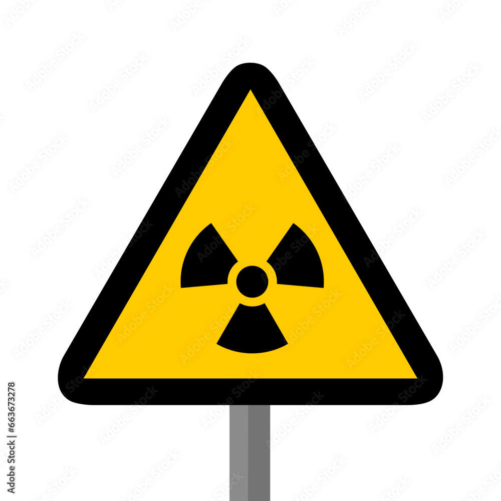 nucléaire triangle jaune panneau signalisation danger nucléaire triangle jaune panneau signalisation danger
