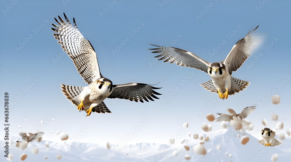 goose in flight, geese flying in the sky goose in flight, geese flying in the sky