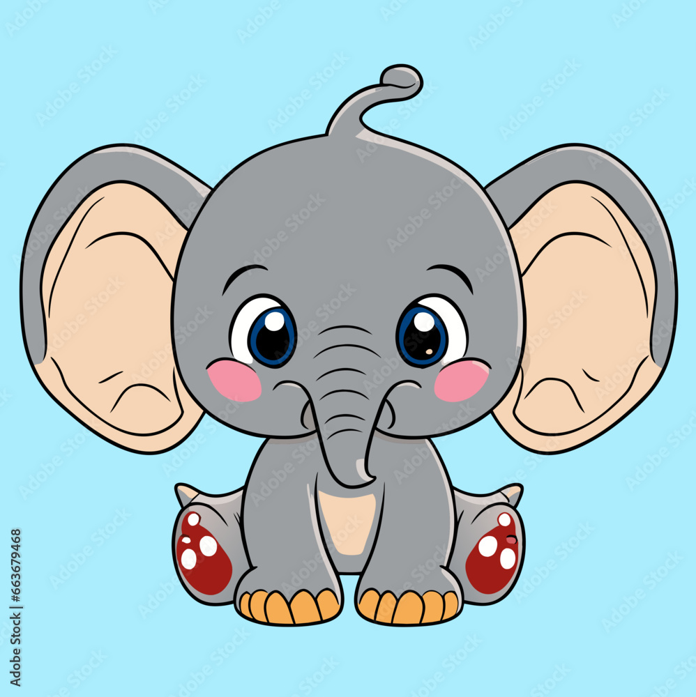 Fototapeta premium elephant logo