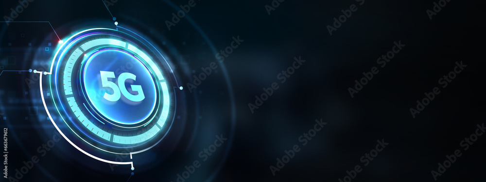 The concept of 5G network, high-speed mobile Internet, new generation networks. Business, modern technology, internet and networking concept. 3d illustration The concept of 5G network, high-speed mobile Internet, new generation networks. Business, modern technology, internet and networking concept. 3d illustration