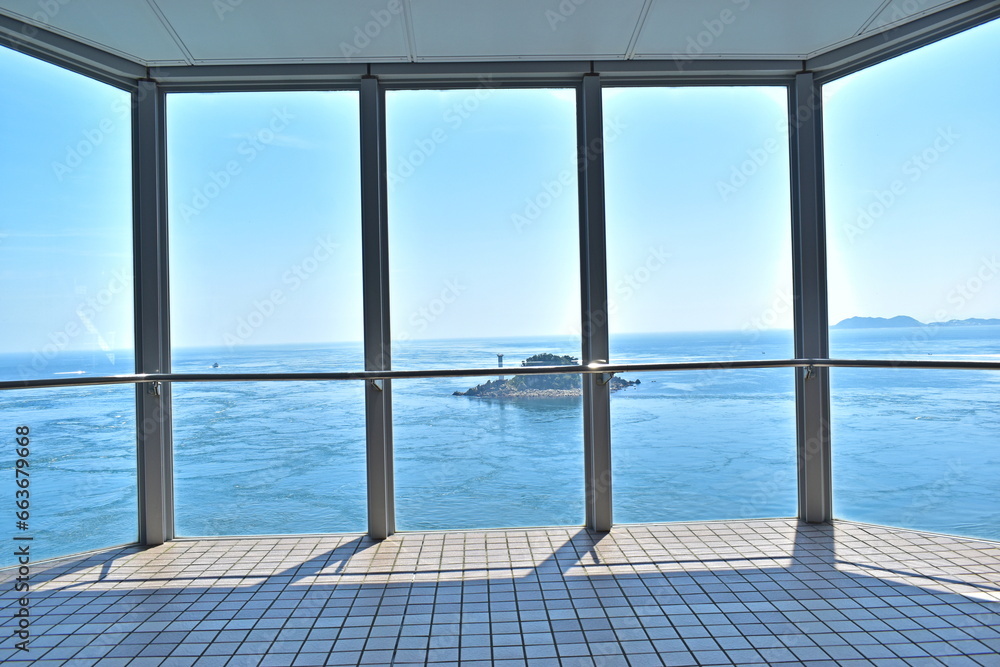 Fototapeta premium 大鳴門橋 徳島 兵庫 渦の道 大橋 海