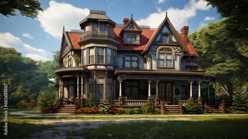 Victorian family house side