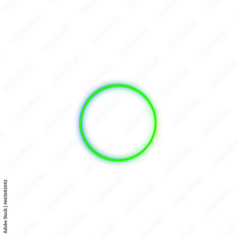 transparent neon round frames transparent neon round frames
