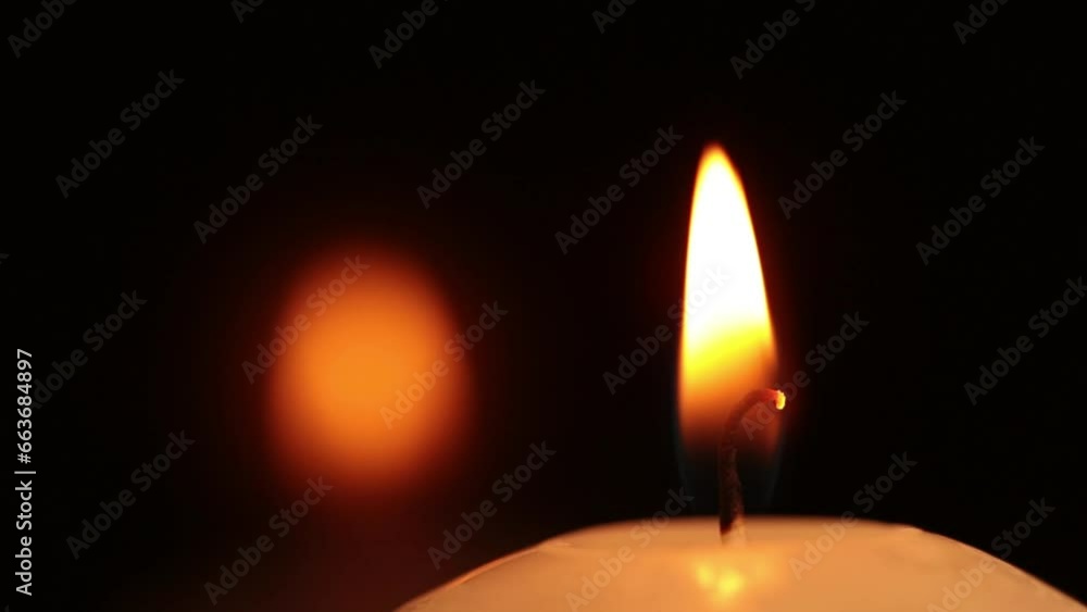 Burning candle Burning candle