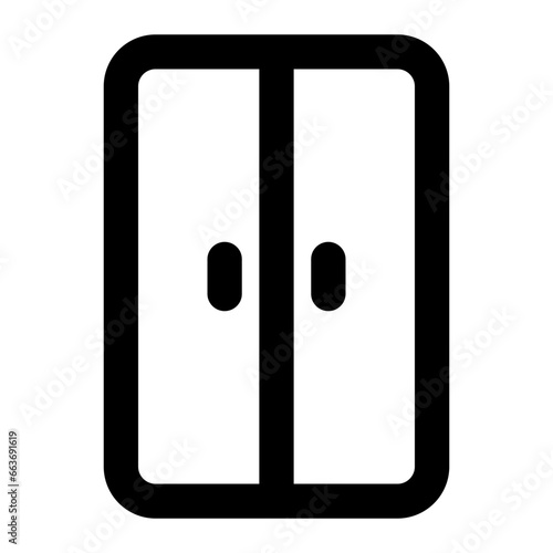 cupboard line icon