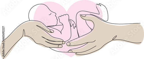 baby in hands