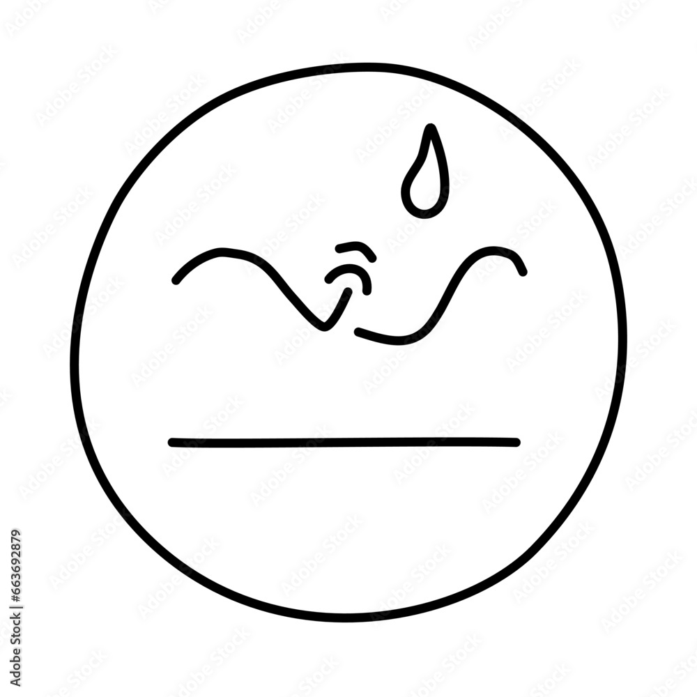 angry of emoji character doodle icon angry of emoji character doodle icon