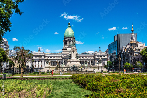 The Palace of the Argentine National Congress, Palacio del Congreso in Buenos Aires, Argentina photo