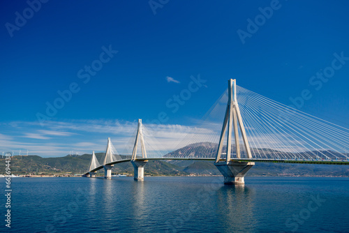 Rion - Antirion bridge  in Greece photo