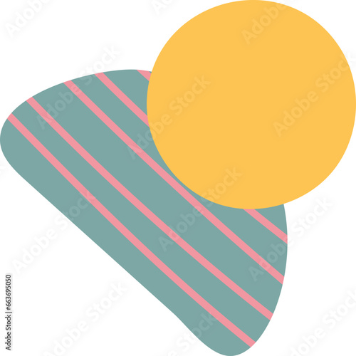 Abstract Organic Element