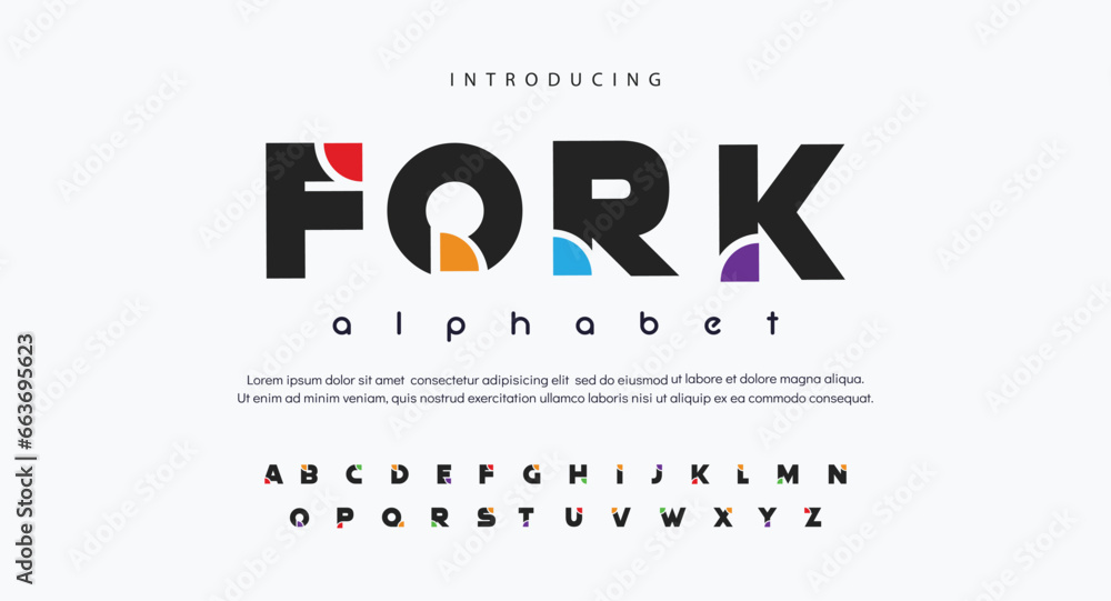 Fork awesome alphabet letters font and number. unique serif font. Classic Lettering Minimal Fashion Designs. Typography modern serif fonts regular decorative vintage concept. vector illustration - obrazy, fototapety, plakaty 