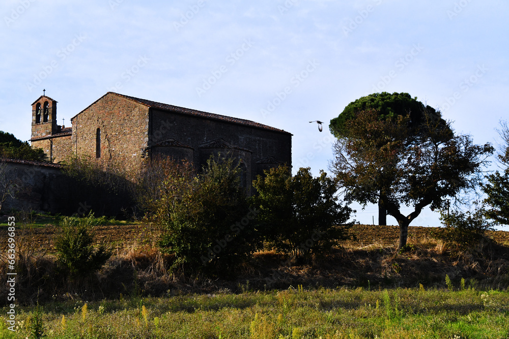 Abbazia di Farneta, autunno