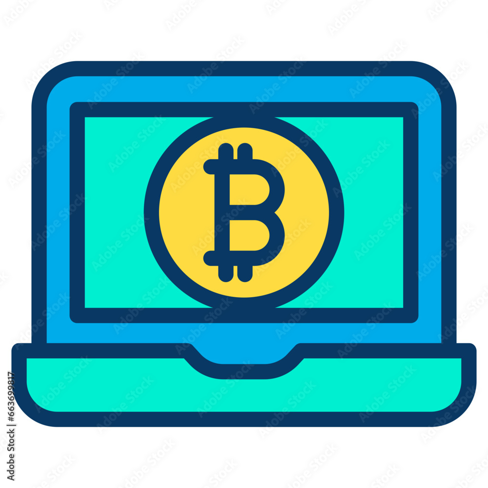 Lineal color Home Laptop icon Lineal color Home Laptop icon