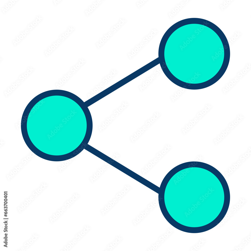 Lineal color Share icon Lineal color Share icon