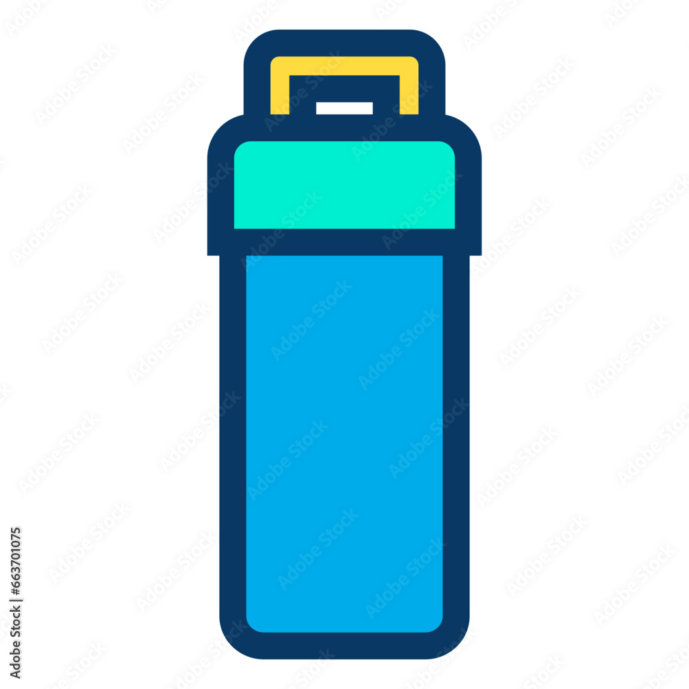 Lineal color Water Bottle icon Lineal color Water Bottle icon