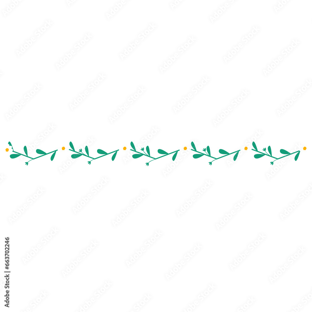 Flower Divider Border Flower Divider Border