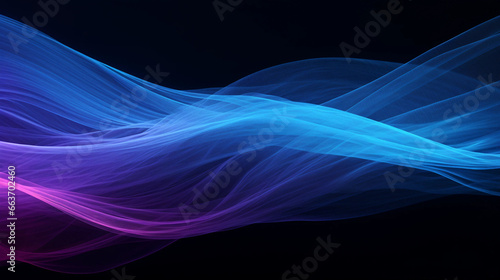 Abstract purple and blue fiber style space and galaxy