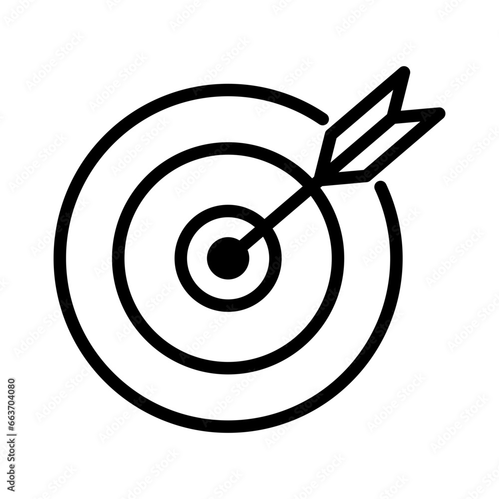 target business icon logo design vector template illustration target business icon logo design vector template illustration