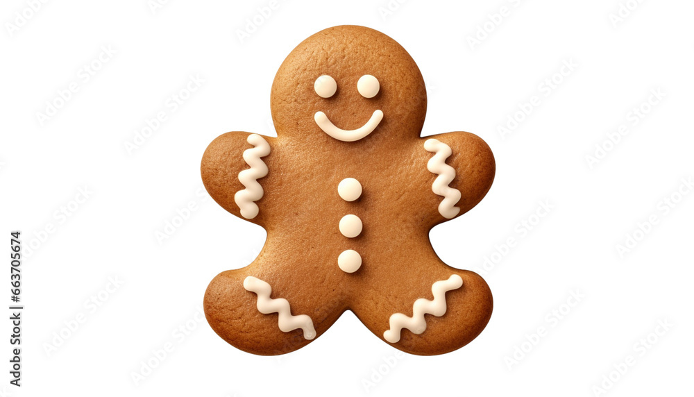 A cute gingerbread man cookies with smile PNG Transparent A cute gingerbread man cookies with smile PNG Transparent