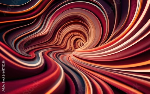 Luxury abstract Radiant Red curve background with glitter light effect decoration with Generative AI. © CarlosTamsui