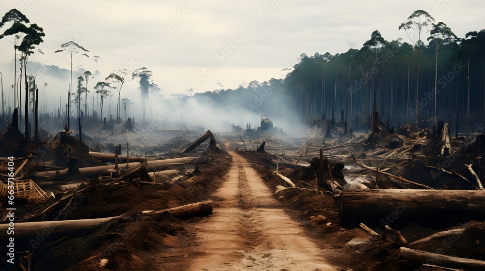 Extensive deforestation results in irreversible harm to the environment. Generative AI