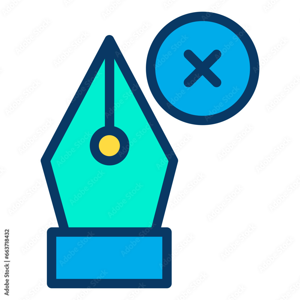 Lineal color Remove Point icon Lineal color Remove Point icon