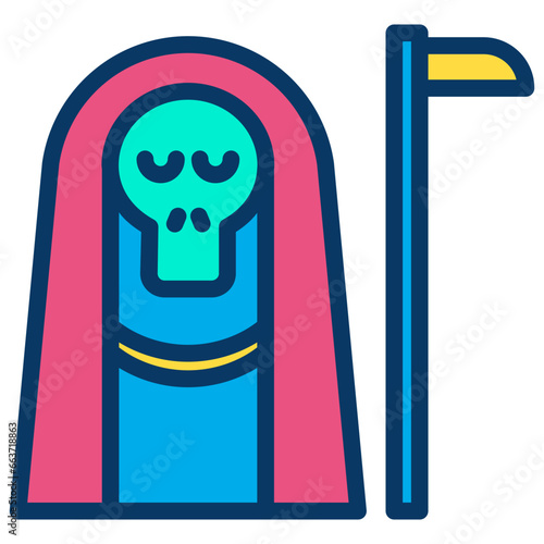 Lineal color Reaper icon