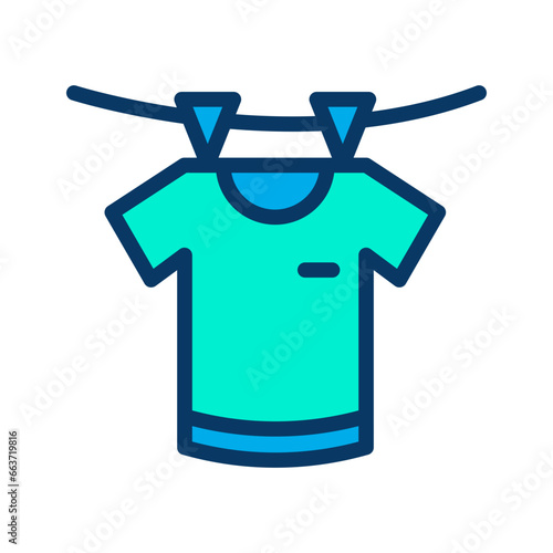 Lineal color T Shirt Washed icon
