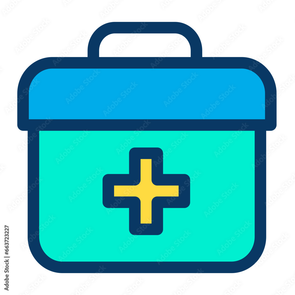 Lineal color First aid kit icon Lineal color First aid kit icon