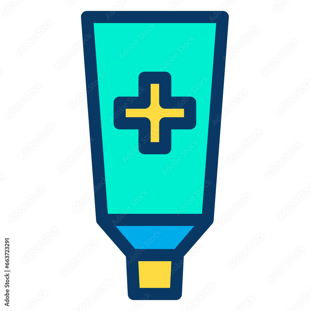 Obraz premium Lineal color Paste icon