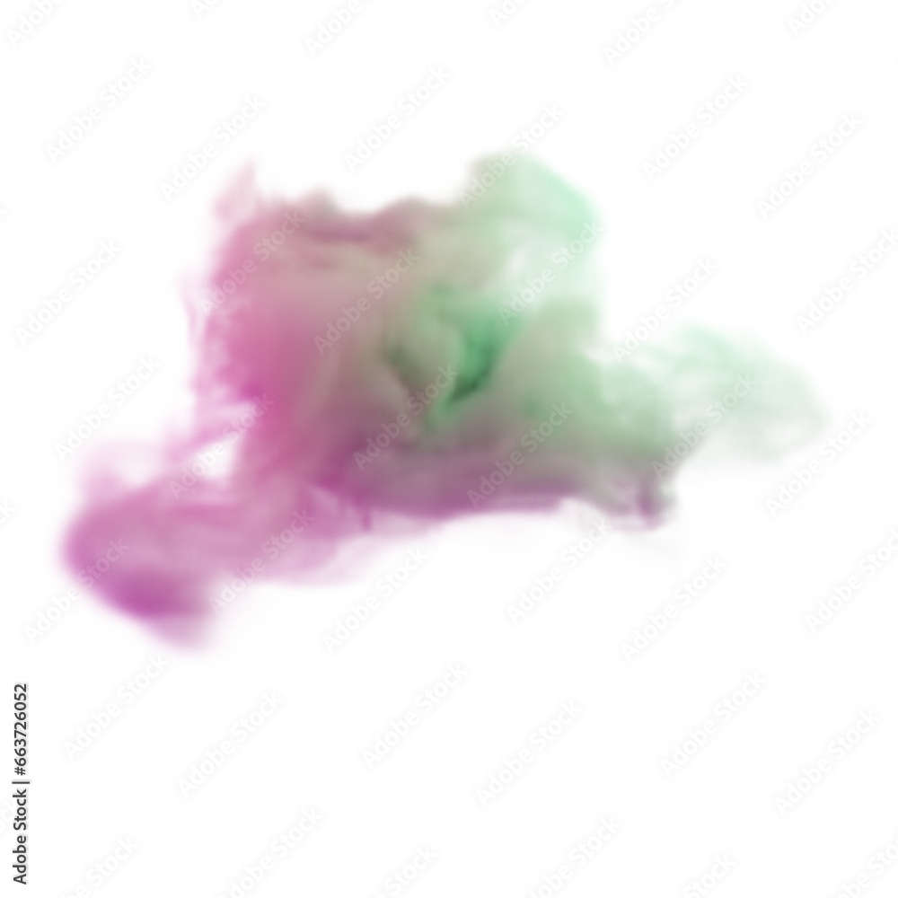 Abstract Colorful Smoke cloud isolated Abstract Colorful Smoke cloud isolated