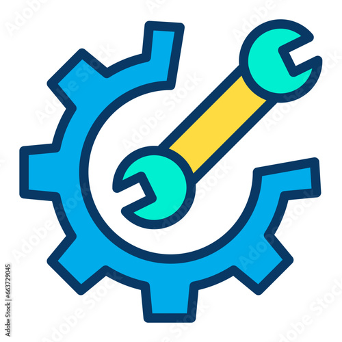 Lineal color Hotel Service icon