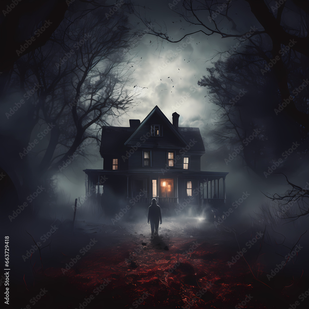 haunted house in the forest cover book novel