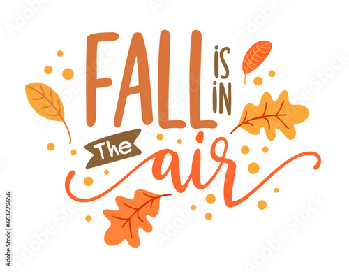 Fall is in the Air - Happy Harvest fall festival design for markets, restaurants, flyers, cards, invitations, stickers, banners. Cute hand drawn hayride or old pickup truck with farm fresh pumpkins. 