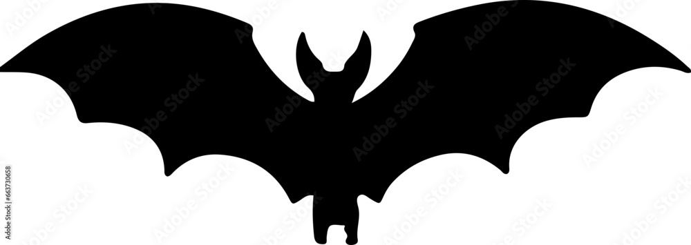 Halloween bat silhouette svg