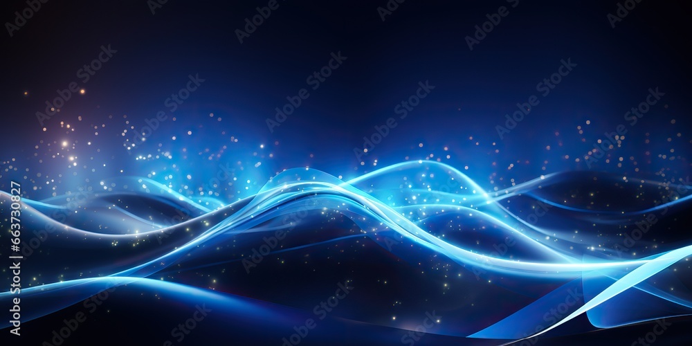 AI Generated. AI Generative. Abstract blue waves decoration background. Can be used for web or graphic template AI Generated. AI Generative. Abstract blue waves decoration background. Can be used for web or graphic template