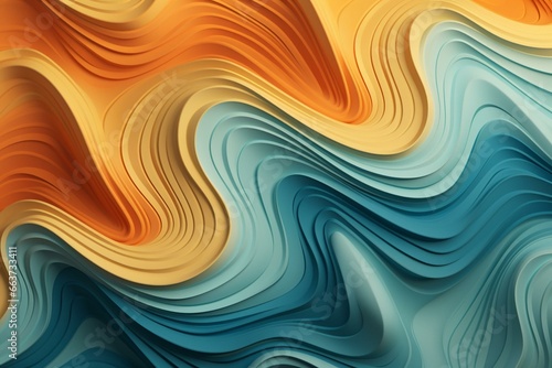 Flowing background texture. Generative AI
