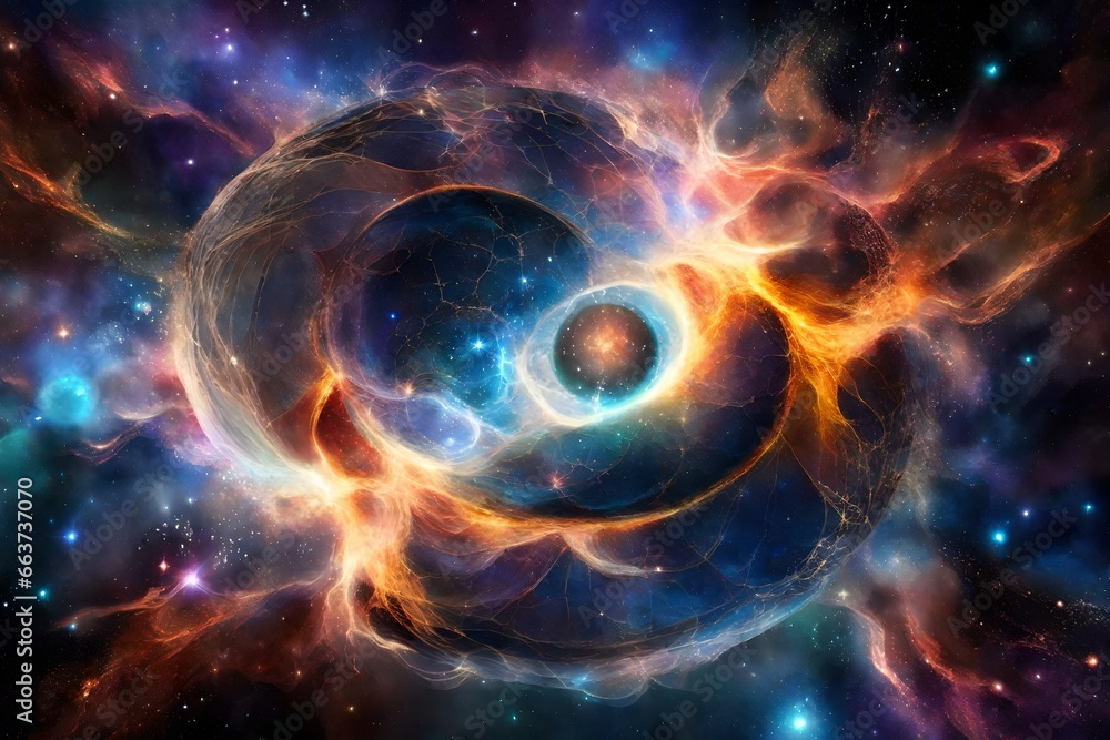 background with space