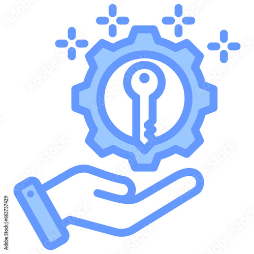 Ownership Blue Icon