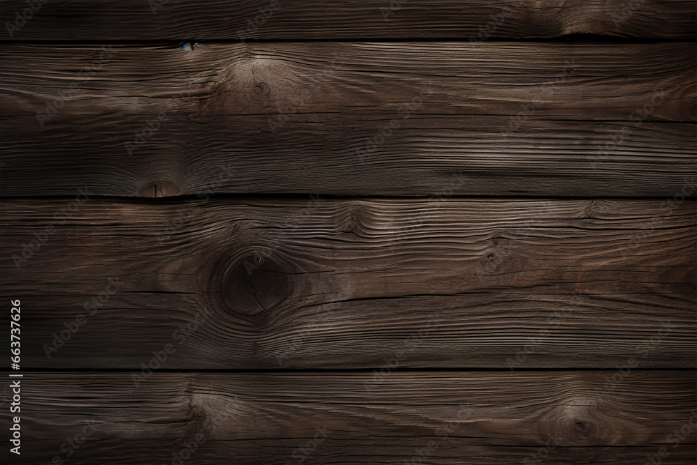 Naklejka premium Dark wood texture background 