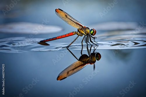 dragonfly on a branch © Nature Lover