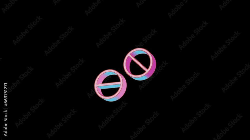 Bright tablets icon is jumping merrily. Retro style. Alpha channel black. Looped from frame 120 to 240, Alpha BW at the end Bright tablets icon is jumping merrily. Retro style. Alpha channel black. Looped from frame 120 to 240, Alpha BW at the end