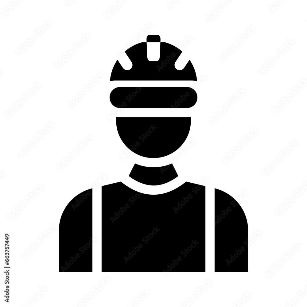 worker glyph icon illustration vector graphic. Simple element illustration vector graphic, suitable for app, websites, and presentations isolated on white background worker glyph icon illustration vector graphic. Simple element illustration vector graphic, suitable for app, websites, and presentations isolated on white background