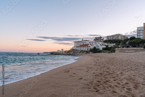 Playa Cala Rovira en Platja d'Aro, Costa Brava, Cataluña, España
 photo