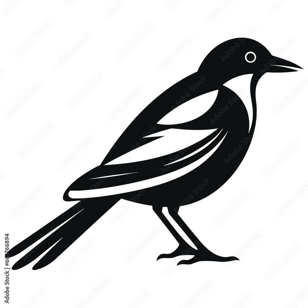 Bird Icon Illustration. SVG Vector Bird Icon Illustration. SVG Vector